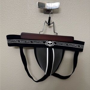 NastyPig Black and White Striped Jock